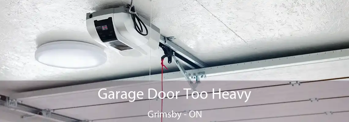Garage Door Too Heavy Grimsby - ON